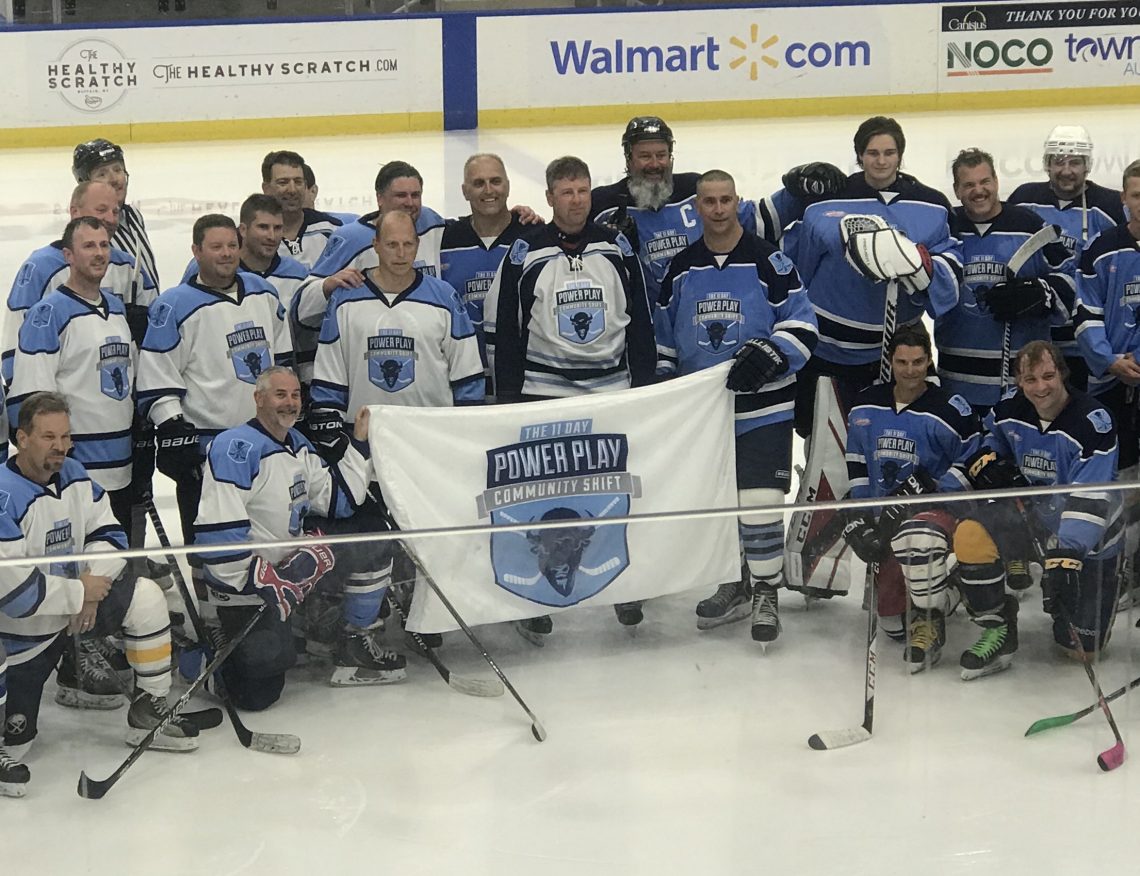 Frank Borgese Scores His “Goal” In The 2Nd Annual “11 Day Power Play” To Benefit Roswell Park